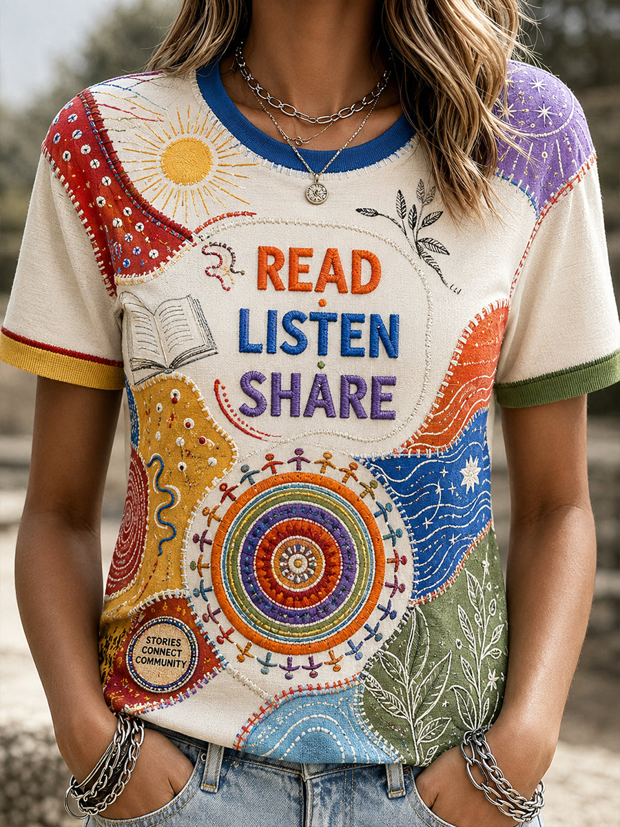 Women's Australia Indigenous Literacy Day Short-Sleeved T-Shirt