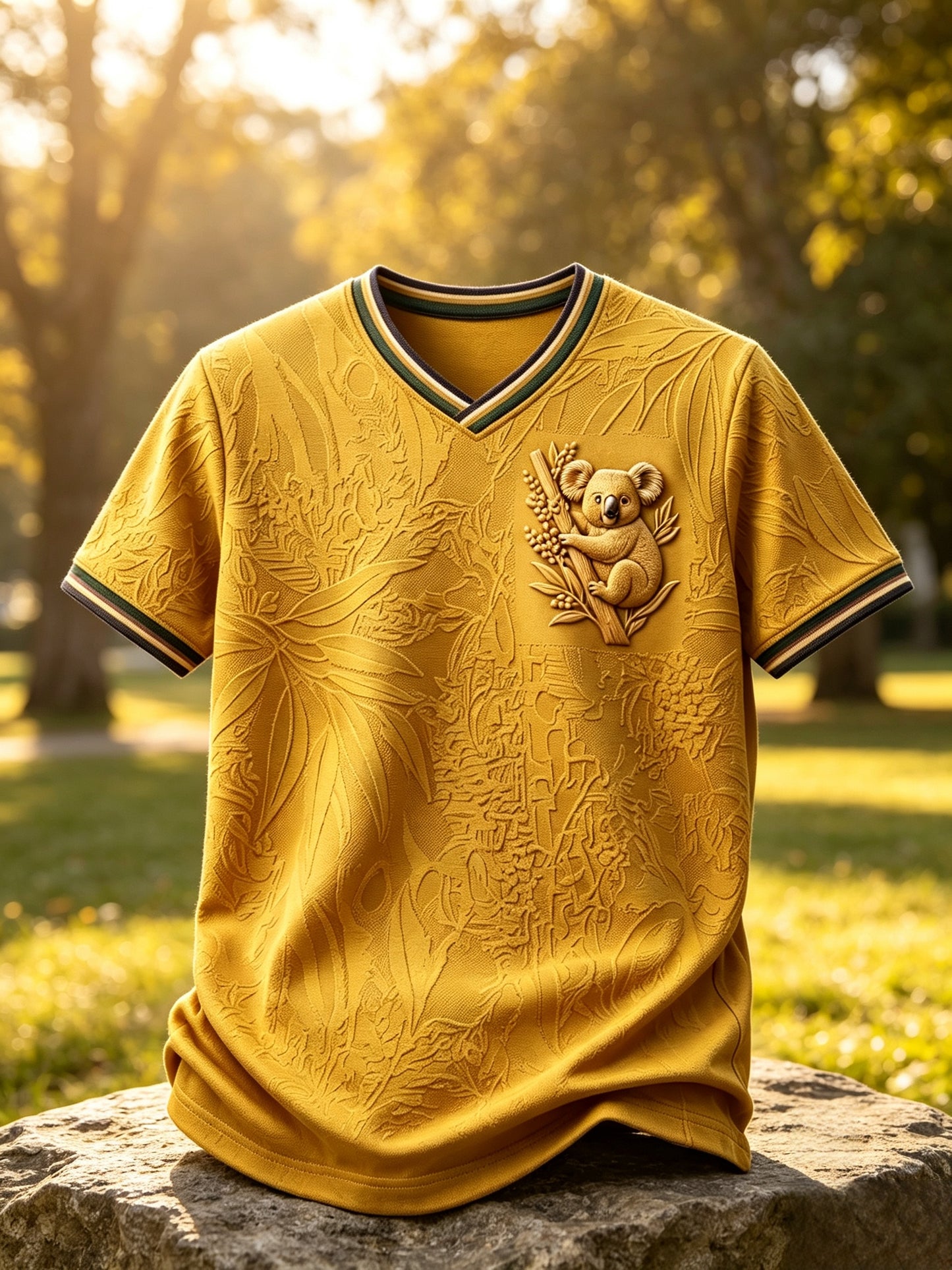 Men's Retro Australian Father's Day Koala Short-Sleeve T-Shirt