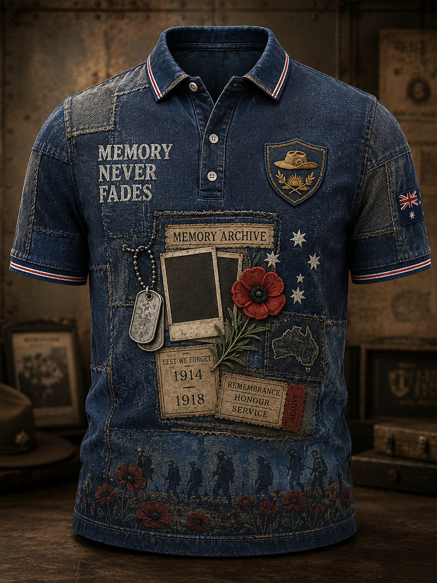 Men's Australian Veterans' Memorial Short Sleeve Shirt