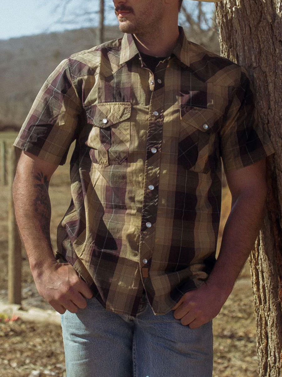 Men's Casual Plaid Shirt