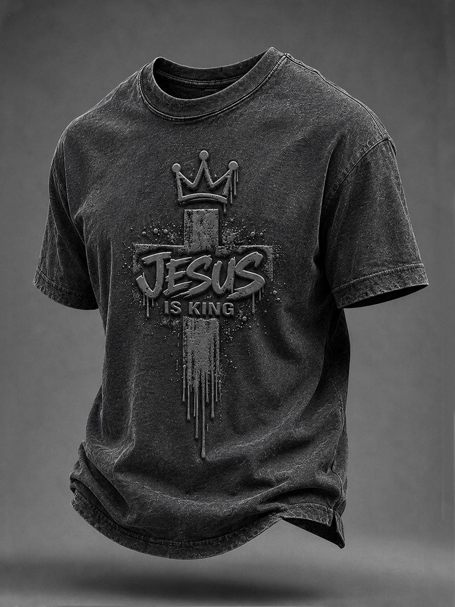 Men's Jesus Is King Short Sleeves T-shirt