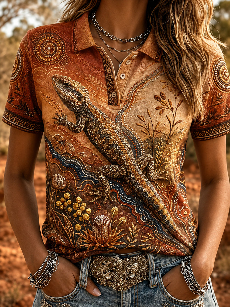 Women's Australia Animal Polo T-Shirt