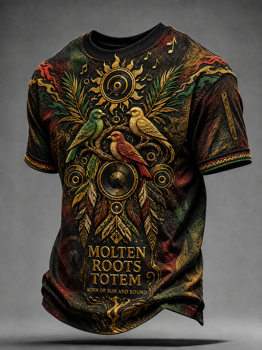 Men's Reggae Short Sleeves T-Shirt