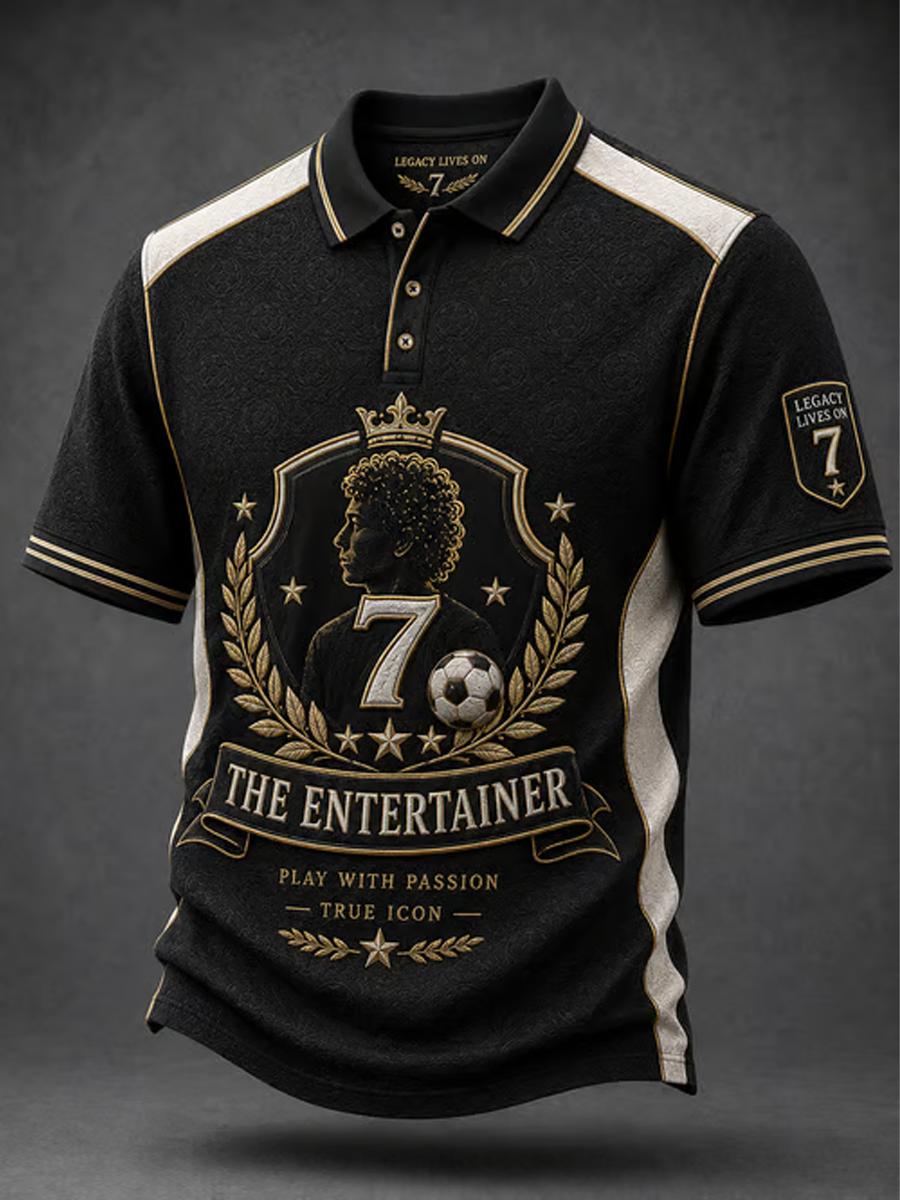 Men's Rip King Kev 7 England Football Lover Printed polo shirt
