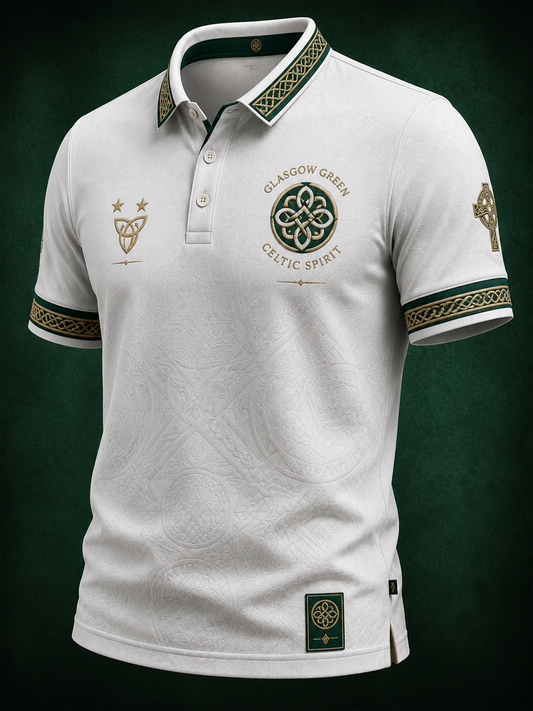 Men's Scotland football Lover Celtic Printed polo shirt